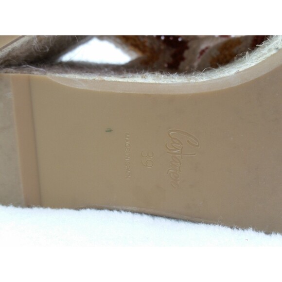 Castañer Elegant Cream Espadrille Wedge Sandals EU 39 US 7.5 Castaner - Picture 13 of 13